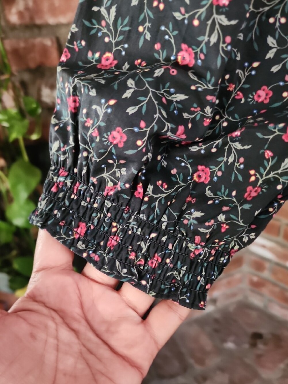 Hill House Home Louisa Nap Dress Florentine Ditsy Forest Floral Smocked Midi - Picture 4 of 14